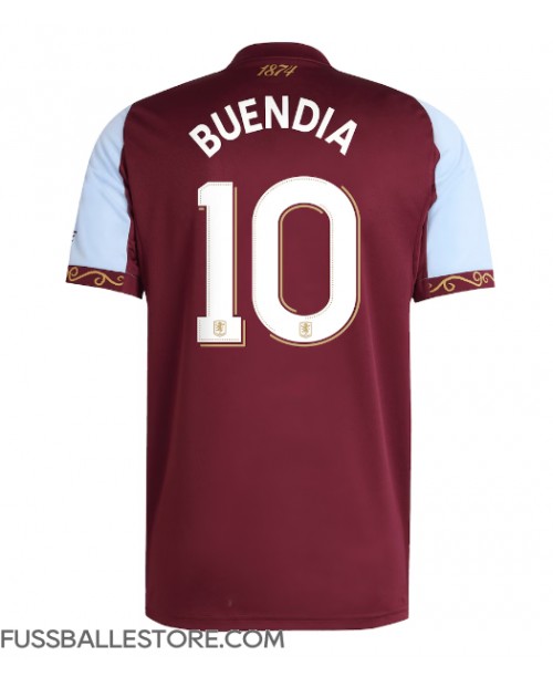 Günstige Aston Villa Emiliano Buendia #10 Heimtrikot 2025-26 Kurzarm Günstige Aston Villa Emiliano Buendia #10 Heimtrikot 2025-26 Kurzarm